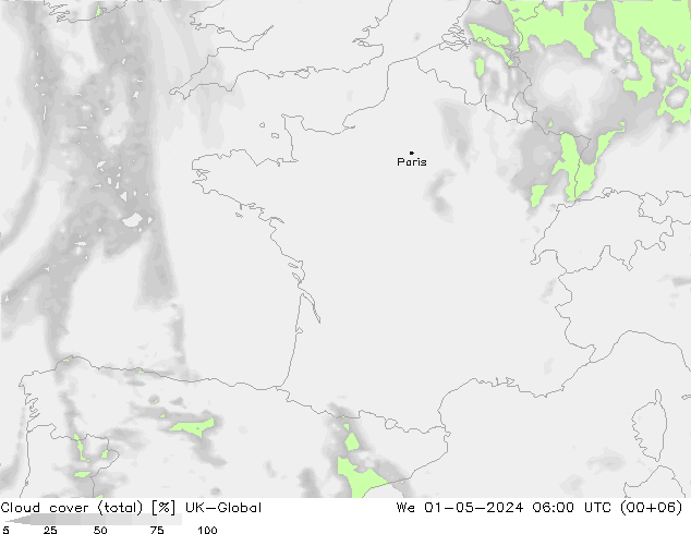 Nubi (totali) UK-Global mer 01.05.2024 06 UTC