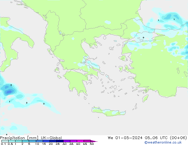 precipitação UK-Global Qua 01.05.2024 06 UTC