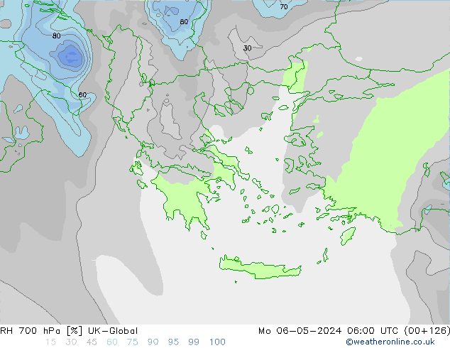 700 hPa Nispi Nem UK-Global Pzt 06.05.2024 06 UTC