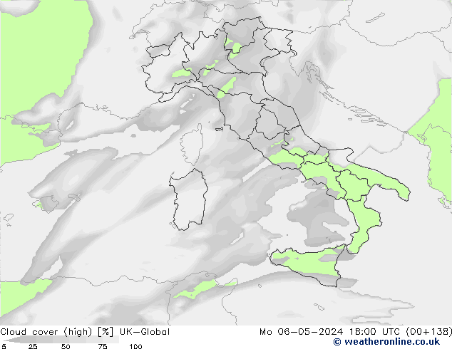 Bulutlar (yüksek) UK-Global Pzt 06.05.2024 18 UTC