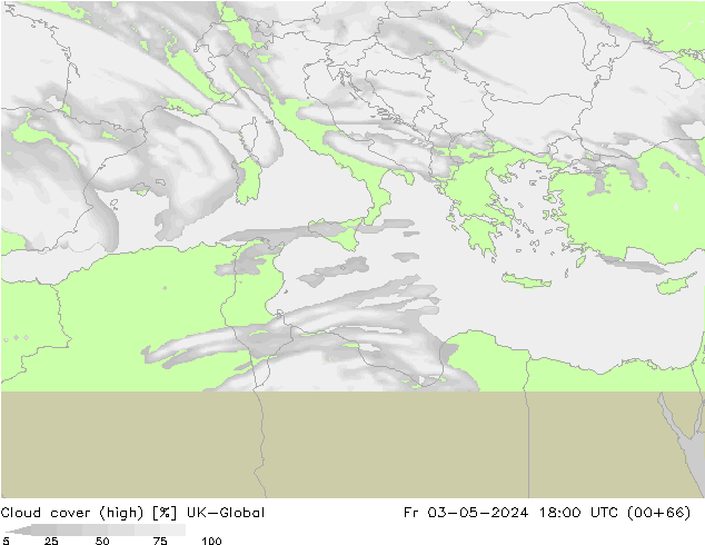 vysoký oblak UK-Global Pá 03.05.2024 18 UTC