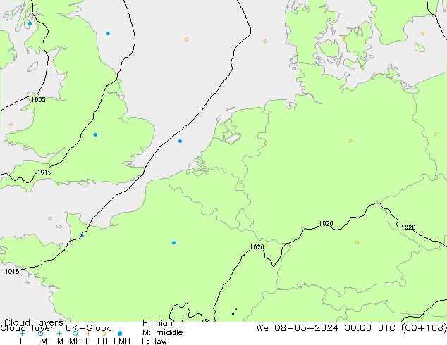Cloud layer UK-Global Qua 08.05.2024 00 UTC