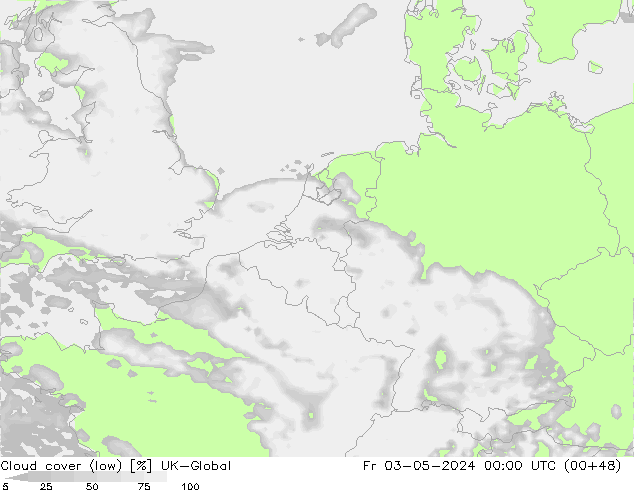Nubi basse UK-Global ven 03.05.2024 00 UTC