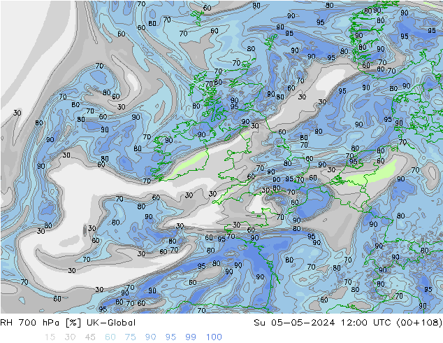 700 hPa Nispi Nem UK-Global Paz 05.05.2024 12 UTC