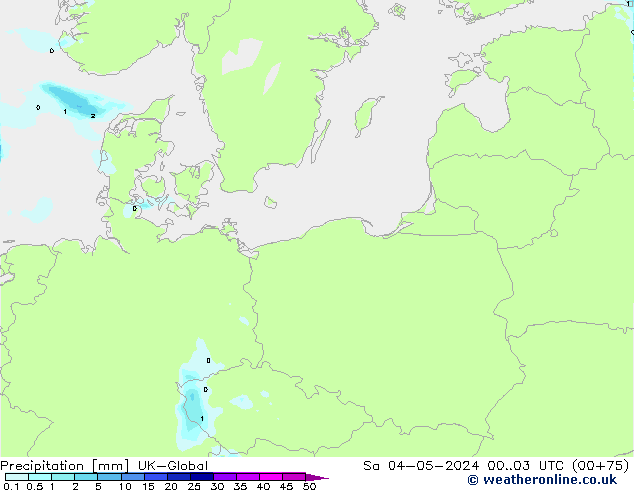 Niederschlag UK-Global Sa 04.05.2024 03 UTC