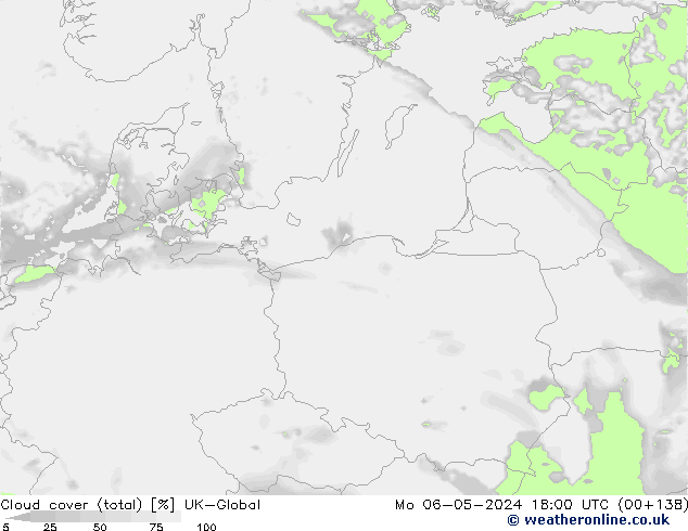 Bulutlar (toplam) UK-Global Pzt 06.05.2024 18 UTC