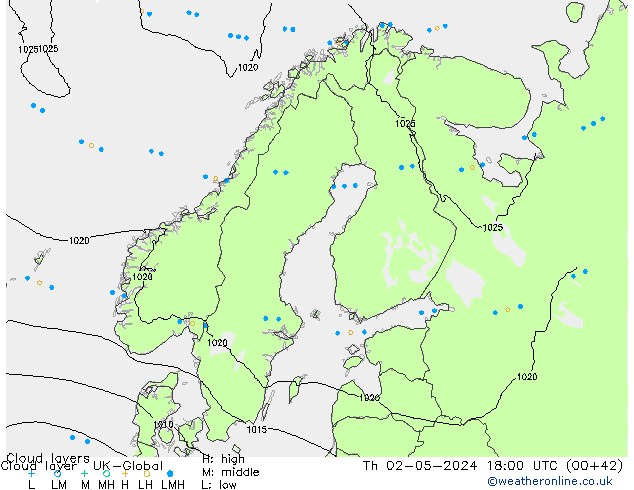 Cloud layer UK-Global Čt 02.05.2024 18 UTC