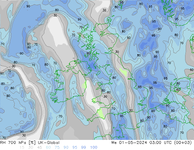 RV 700 hPa UK-Global wo 01.05.2024 03 UTC