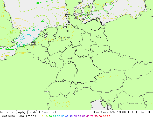 Isotachs (mph) UK-Global  03.05.2024 18 UTC