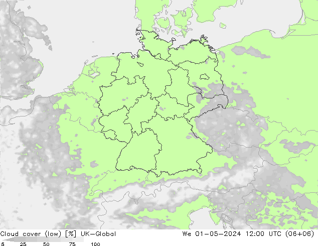 Wolken (tief) UK-Global Mi 01.05.2024 12 UTC