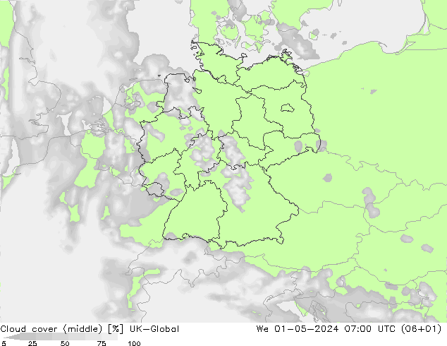 Bewolking (Middelb.) UK-Global wo 01.05.2024 07 UTC