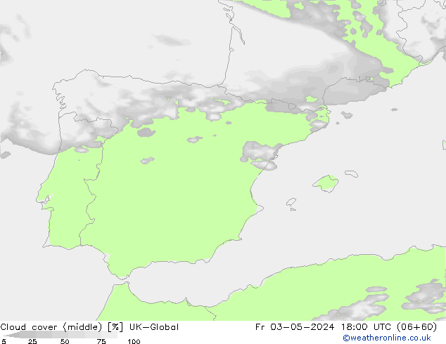 Nuages (moyen) UK-Global ven 03.05.2024 18 UTC