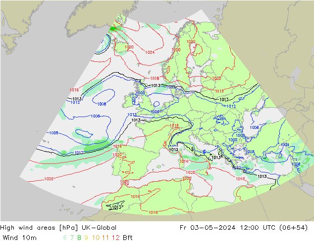 High wind areas UK-Global ven 03.05.2024 12 UTC