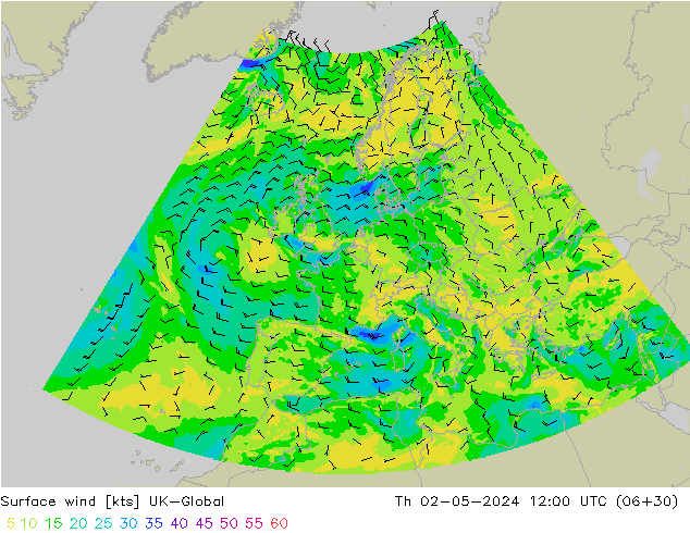 Bodenwind UK-Global Do 02.05.2024 12 UTC