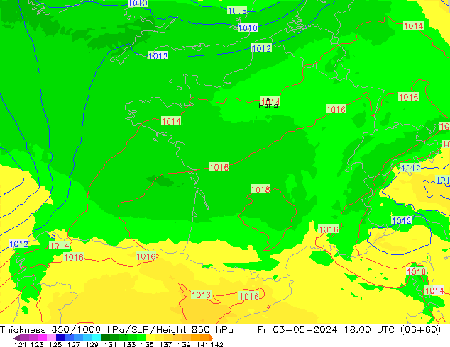 Thck 850-1000 hPa UK-Global Fr 03.05.2024 18 UTC