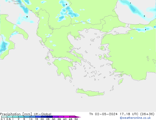 Neerslag UK-Global do 02.05.2024 18 UTC