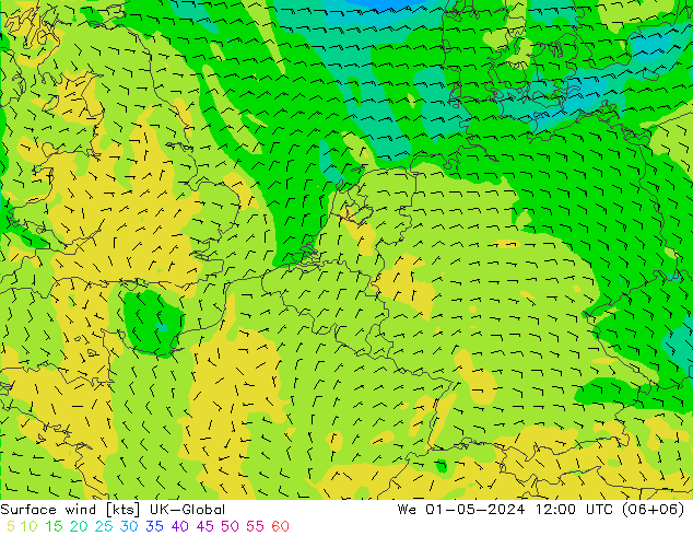 Bodenwind UK-Global Mi 01.05.2024 12 UTC