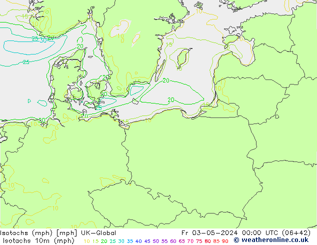 Isotachs (mph) UK-Global Fr 03.05.2024 00 UTC