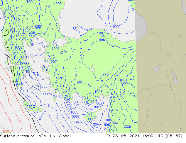 Yer basıncı UK-Global Cu 03.05.2024 15 UTC