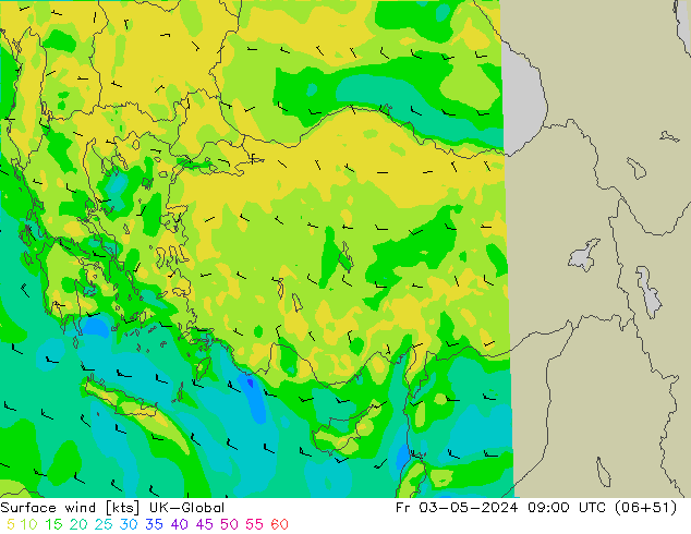 wiatr 10 m UK-Global pt. 03.05.2024 09 UTC