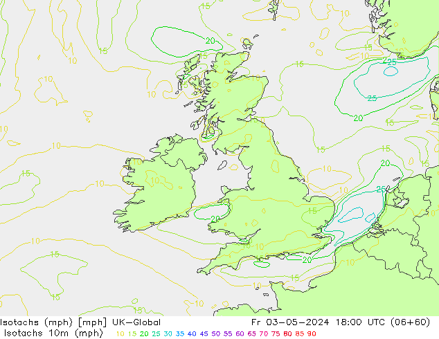 Isotachs (mph) UK-Global Fr 03.05.2024 18 UTC