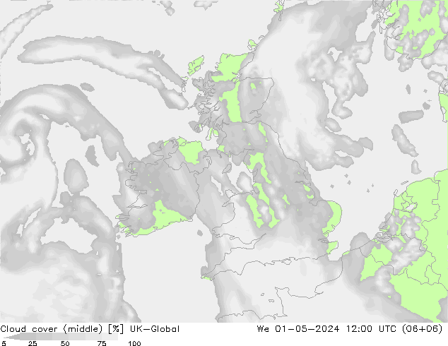 Bulutlar (orta) UK-Global Çar 01.05.2024 12 UTC