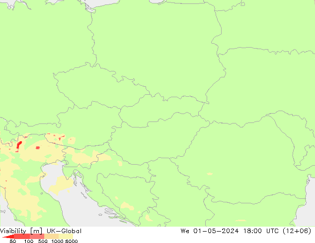 Dohlednost UK-Global St 01.05.2024 18 UTC