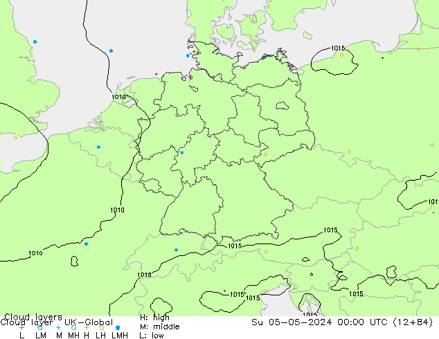 Chmura warstwa UK-Global nie. 05.05.2024 00 UTC