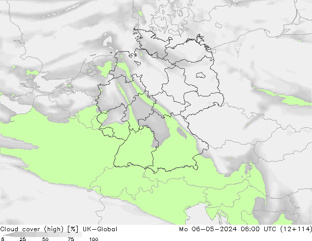 Bulutlar (yüksek) UK-Global Pzt 06.05.2024 06 UTC