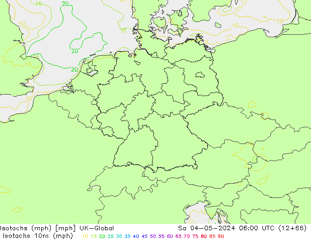 Isotachs (mph) UK-Global  04.05.2024 06 UTC