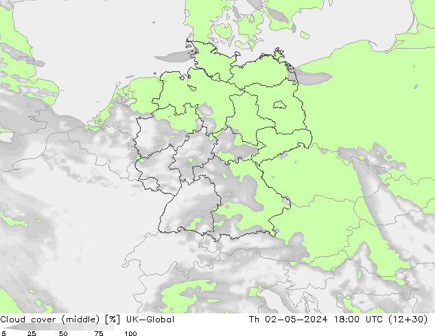 Cloud cover (middle) UK-Global Th 02.05.2024 18 UTC