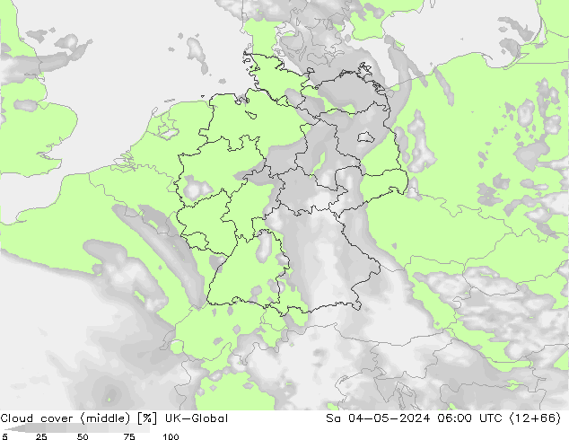 Bewolking (Middelb.) UK-Global za 04.05.2024 06 UTC