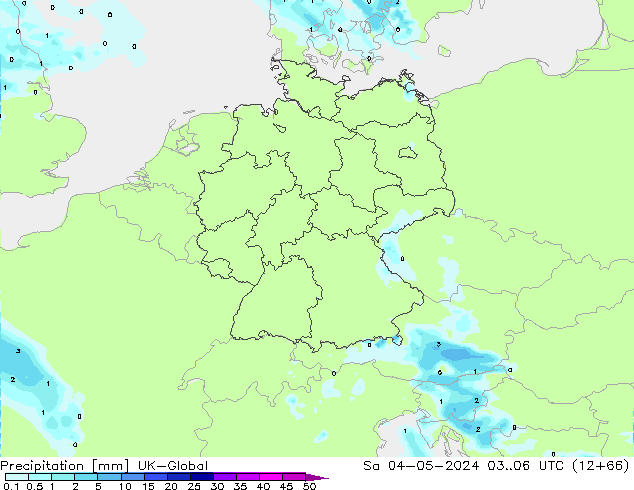 Yağış UK-Global Cts 04.05.2024 06 UTC