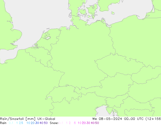 Regen/Schneefall UK-Global Mi 08.05.2024 00 UTC