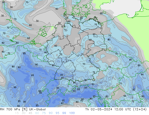 700 hPa Nispi Nem UK-Global Per 02.05.2024 12 UTC