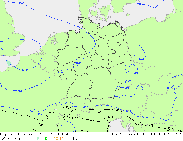 Windvelden UK-Global zo 05.05.2024 18 UTC