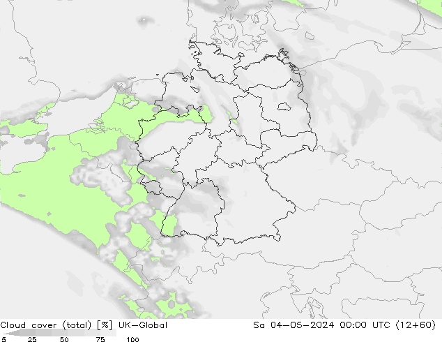 nuvens (total) UK-Global Sáb 04.05.2024 00 UTC