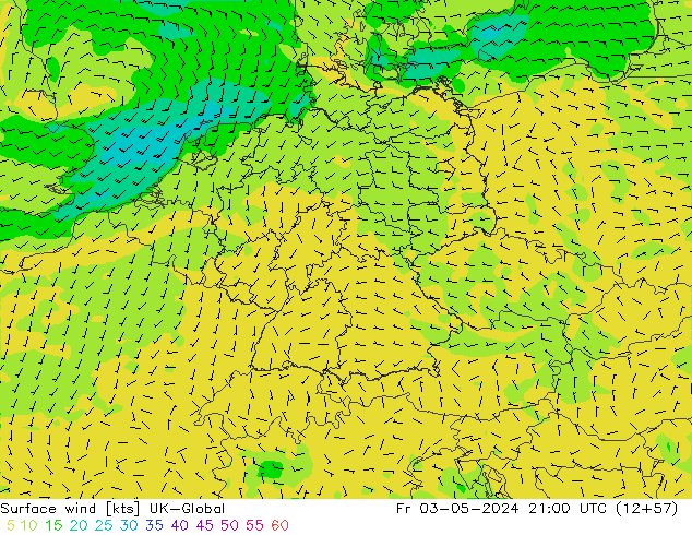 Wind 10 m UK-Global vr 03.05.2024 21 UTC