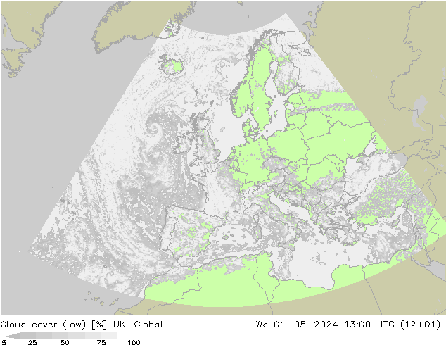 Wolken (tief) UK-Global Mi 01.05.2024 13 UTC