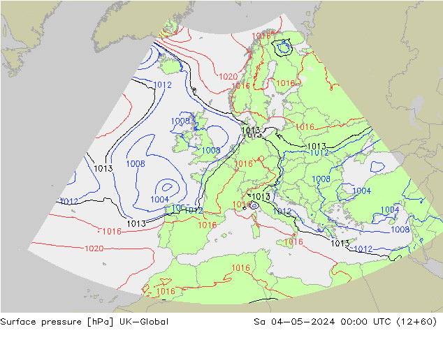 Surface pressure UK-Global Sa 04.05.2024 00 UTC