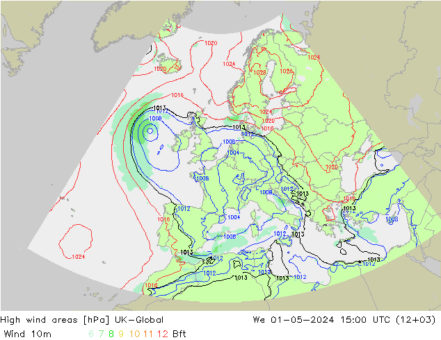 High wind areas UK-Global Qua 01.05.2024 15 UTC