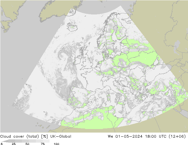 Wolken (gesamt) UK-Global Mi 01.05.2024 18 UTC