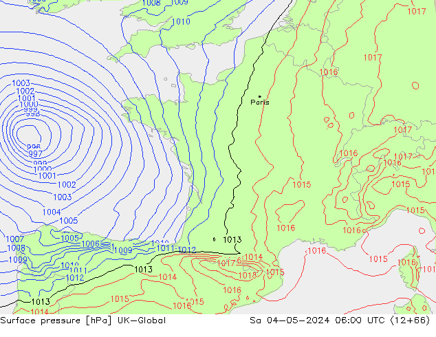 ciśnienie UK-Global so. 04.05.2024 06 UTC