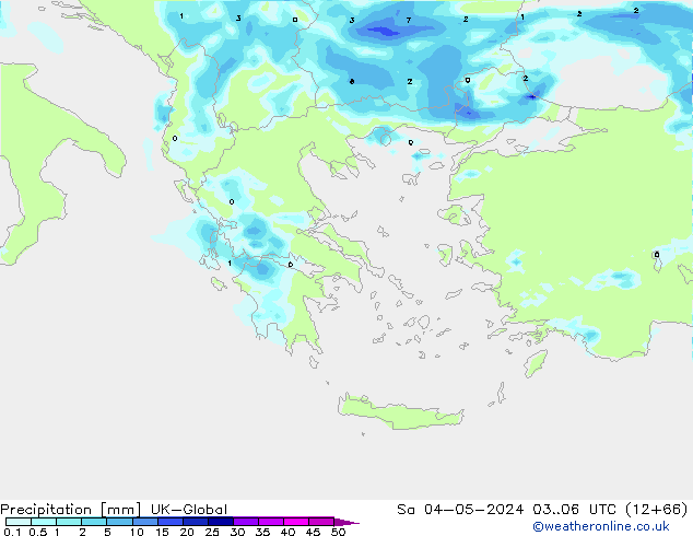 Precipitation UK-Global Sa 04.05.2024 06 UTC