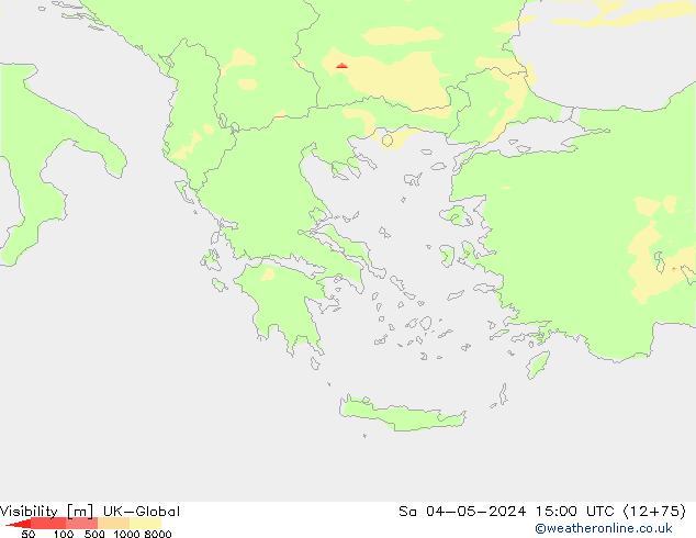 Dohlednost UK-Global So 04.05.2024 15 UTC