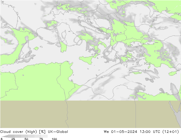 Nubes altas UK-Global mié 01.05.2024 13 UTC