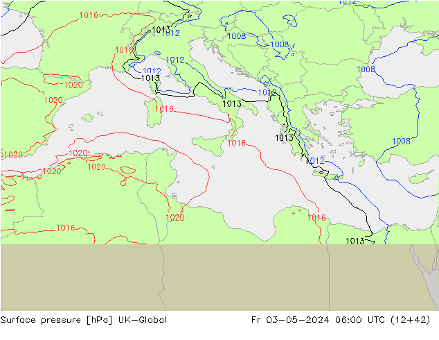 Yer basıncı UK-Global Cu 03.05.2024 06 UTC