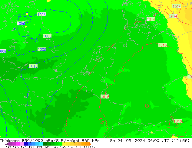 Thck 850-1000 hPa UK-Global Sa 04.05.2024 06 UTC