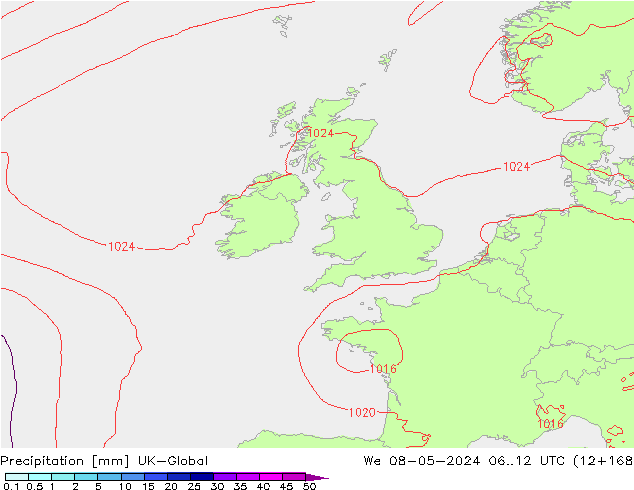 осадки UK-Global ср 08.05.2024 12 UTC