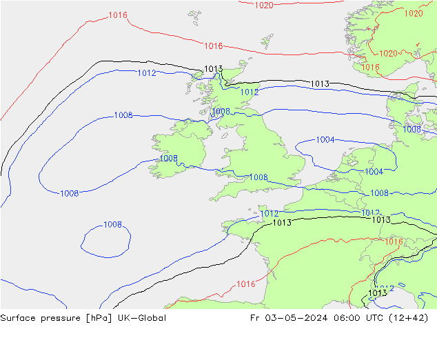 Yer basıncı UK-Global Cu 03.05.2024 06 UTC